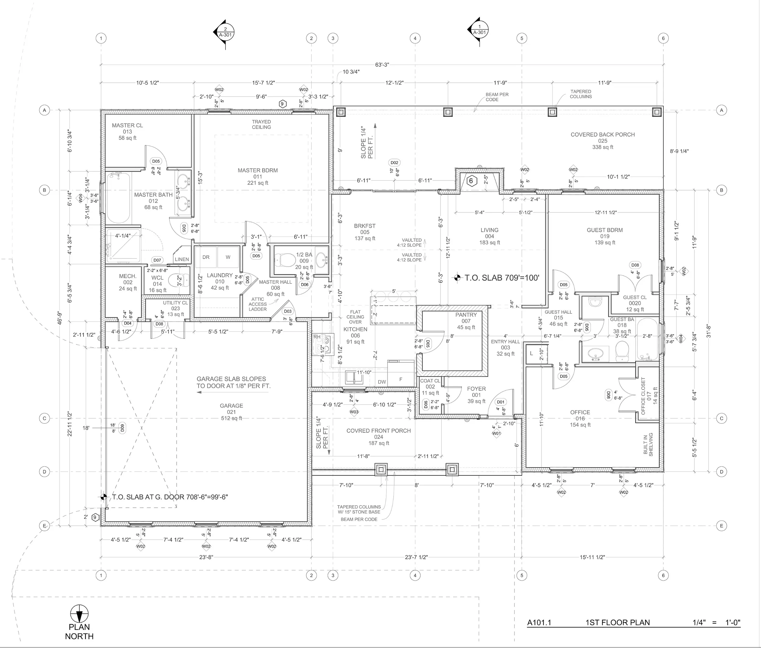 Denton Historic District Residential Floor Plans Example